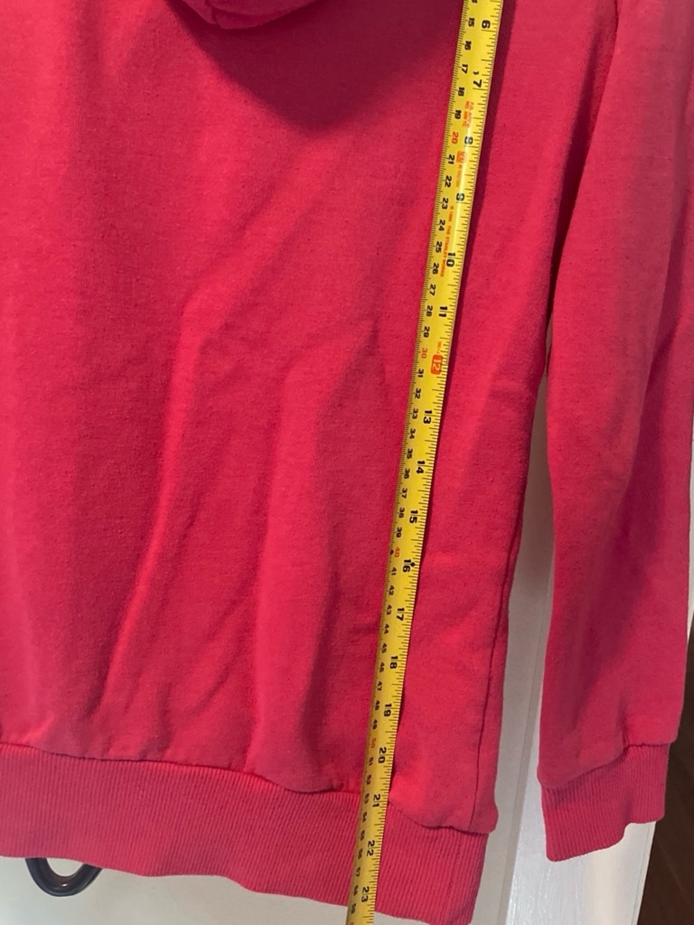 Pink Zip-Up Hoodie Sweatshirt with Bird Emblem - Picture 4 of 6
